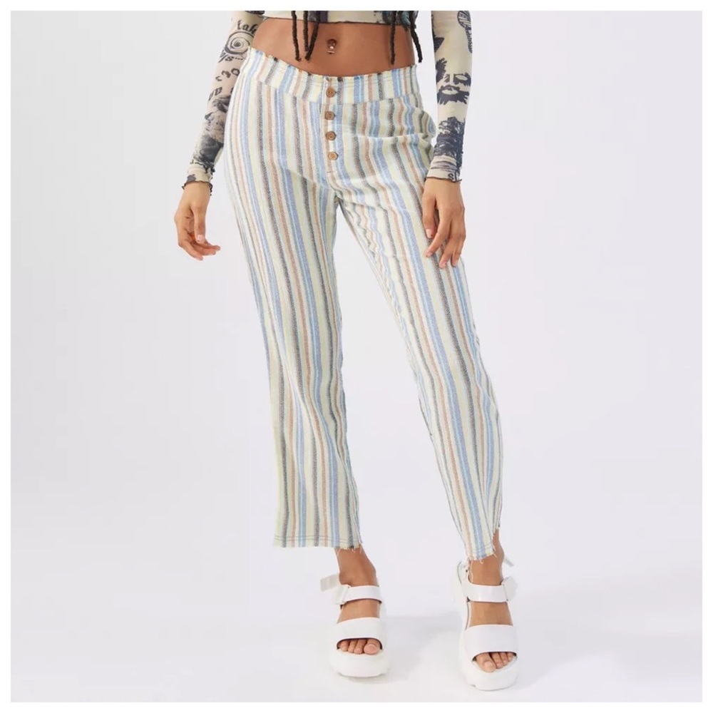 Urban Outfitters Anya Yarn-Dyed Trouser Pants - Picture 3 of 6